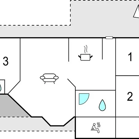 Three-bedroom In Хеммет